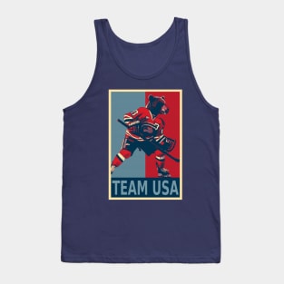 Team USA Grizzly Bear Ice Hockey Tank Top